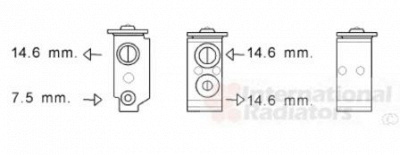 VAN WEZEL 82001364 -  Расширительный клапан, кондиционер